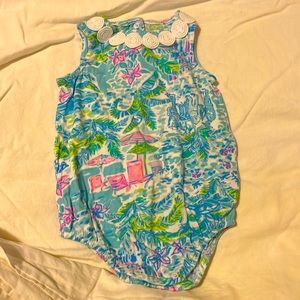 Lilly Pulitzer Baby Bubble Onesie